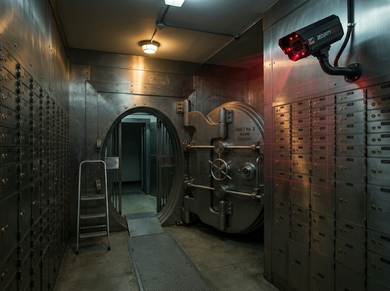 Armored Anti-Tamper Laser/IR at Bank Vault & Strong Room